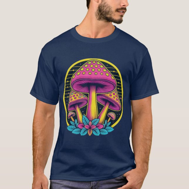 Camiseta Neon Toadstool Trio (Anverso)