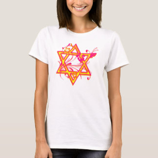 Camiseta Neon Tropical Hibiscus Star de David