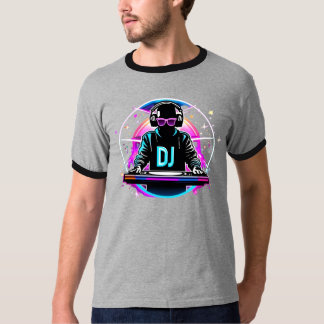 Camiseta "Neon Vibes: La paliza cósmica del DJ"