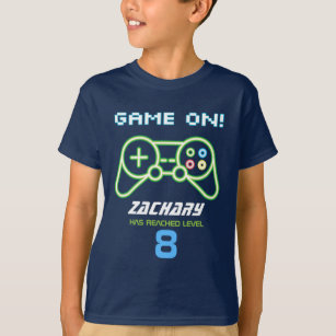 Camiseta Neon Video Game Arcade Cumpleaños Shirt