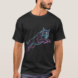 Camiseta Neon Wildcat Black Tee