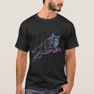 Camiseta Neon Wildcat Black Tee