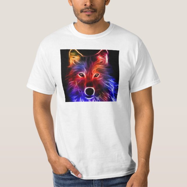 CAMISETA NEON WOLF (Anverso)