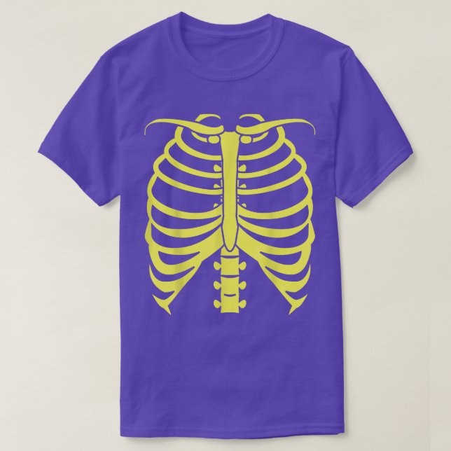 Camiseta Neon Yellow Skeleton Tee  (Diseño del anverso)