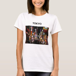 Camiseta Neones de Tokio de noche en Japón