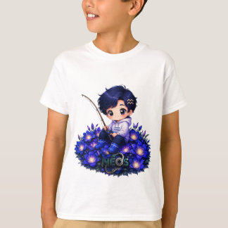 Camiseta Neos Kawaii Zodíaco Acuario