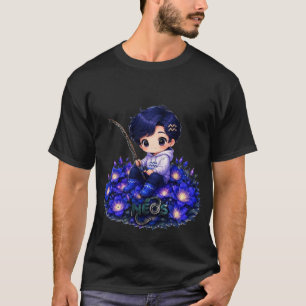 Camiseta Neos Kawaii Zodíaco Acuario