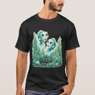 Camiseta Neos Kawaii Zodíaco Piscis