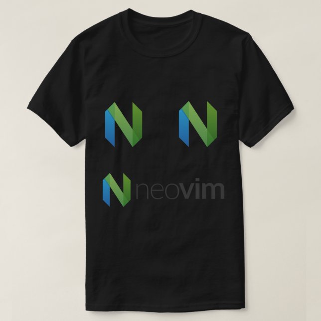 Camiseta Neovim logo crypto sticker pack Sticker Copy (Diseño del anverso)