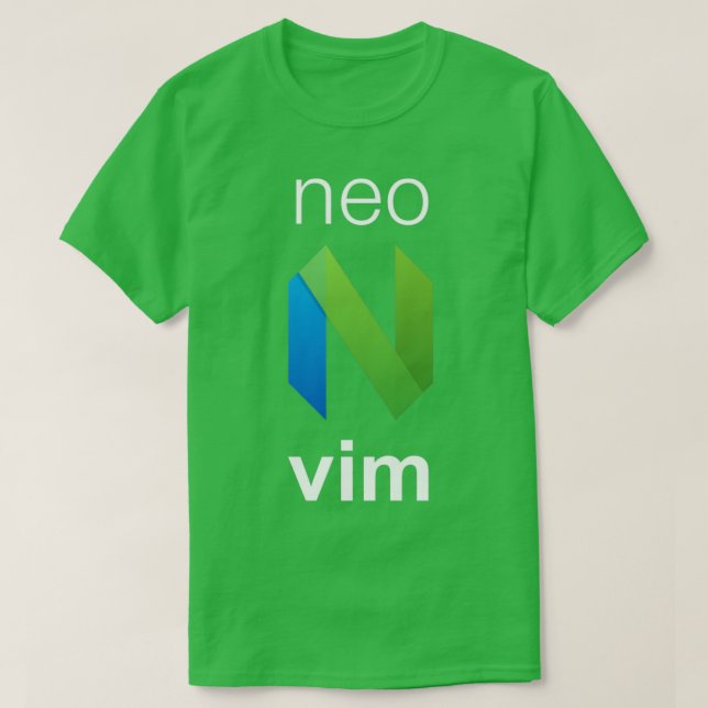 Camiseta neovim neovim text editor vim fork 1 (Diseño del anverso)