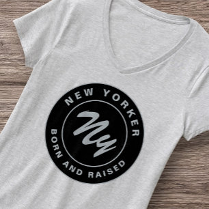 Camiseta Neoyorquino Ciudad Imperio Estater Nació Hudson Re