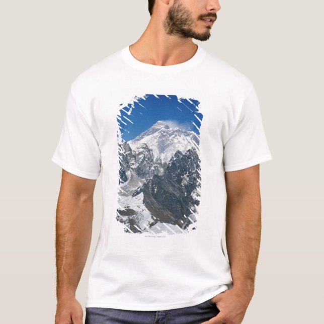 Camiseta Nepal, Himalaya, vista de Mt Everest de Gokyo (Anverso)