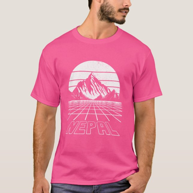 Camiseta Nepal Monta el Himalaya Monte Everest Souv Nepalí (Anverso)