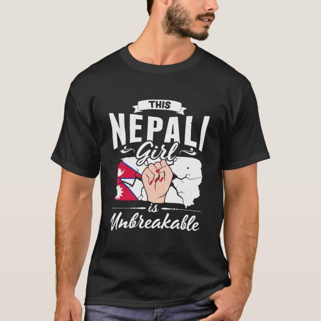 Camiseta Nepal: Nepal, patrimonio nepalí, está orgulloso de (Anverso)