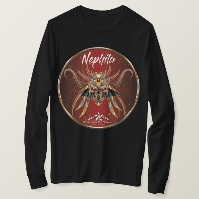 Camiseta Nephila (Anverso del diseño)