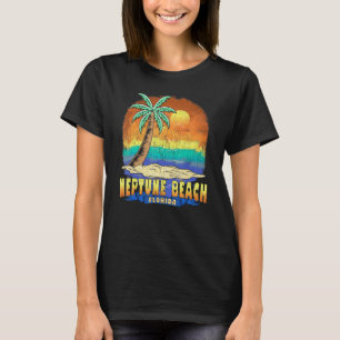 Camiseta Neptune Beach Florida Vintage Molreses Souvenir