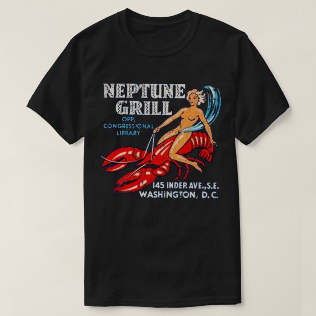 Camiseta Neptune Grill (Diseño del anverso)