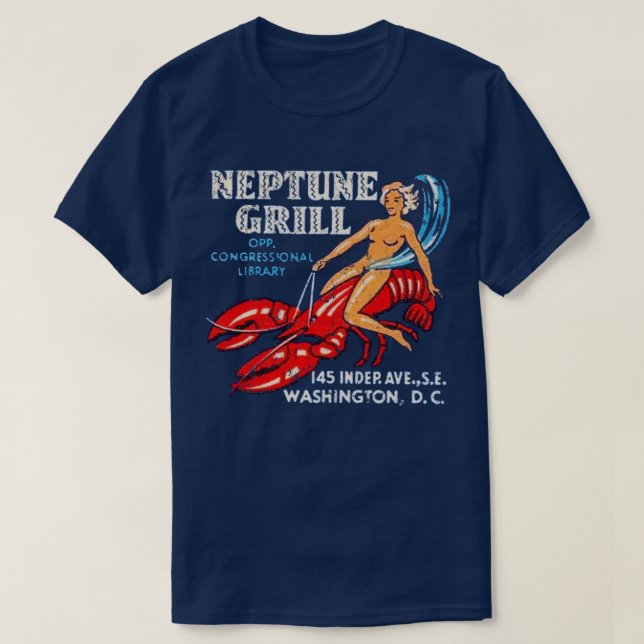 Camiseta Neptune Grill (Diseño del anverso)