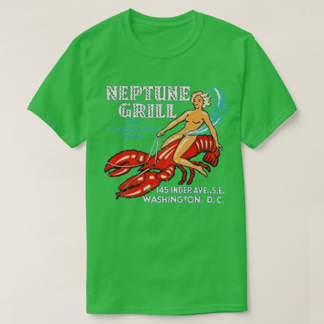 Camiseta Neptune Grill (Diseño del anverso)
