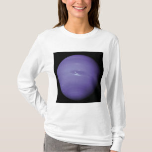 Camiseta Neptuno azul hermoso, según lo visto de espacio,
