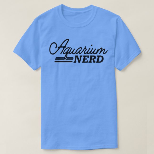 Camiseta Nerd acuario (Diseño del anverso)