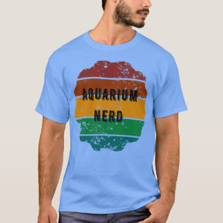 Camiseta Nerd acuario en un hermoso círculo de atardecer