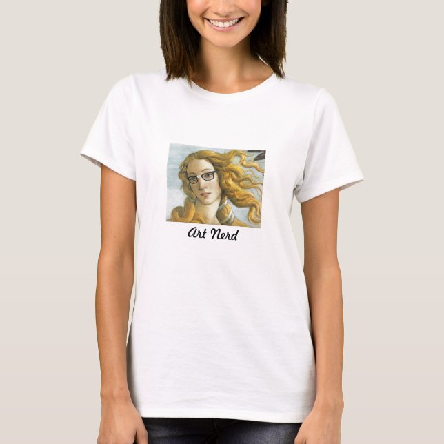 Camiseta nerd artístico (Anverso)