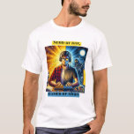 Camiseta Nerd by day, gamer by night<br><div class="desc">A split scene: on one side,  a person with glasses is surrounded by books and a laptop in daylight,  and on the other,  the same person enjoys gaming at night.</div>