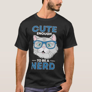Camiseta Nerd Cat I House Gatos I Kitten I Funny Nerd