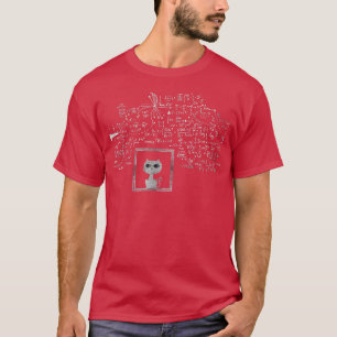 Camiseta Nerd de la ciencia de la física cuántica del gato 