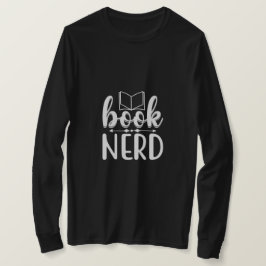 Camiseta nerd de libro