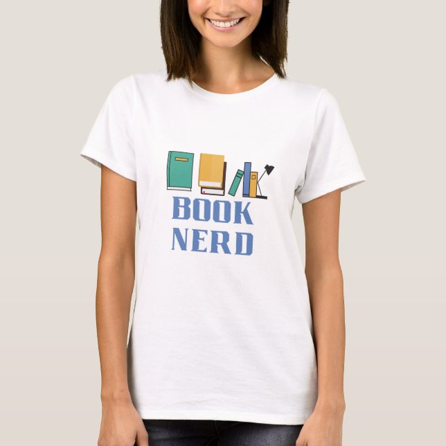 Camiseta Nerd del libro (Anverso)