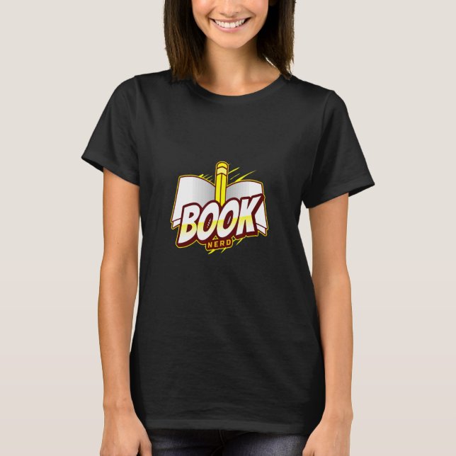 Camiseta Nerd del libro (Anverso)