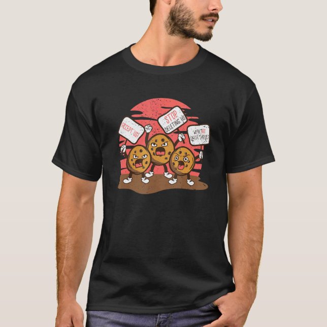 Camiseta Nerd & Geek Acepto cookies en Internet compu (Anverso)
