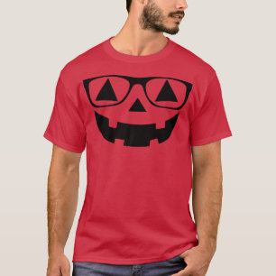 Camiseta Nerd Geek Jack O Lantern Halloween Cara de calabaz