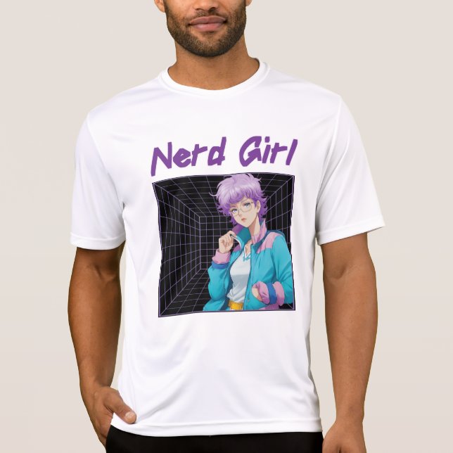 Camiseta Nerd Girl  (Anverso)