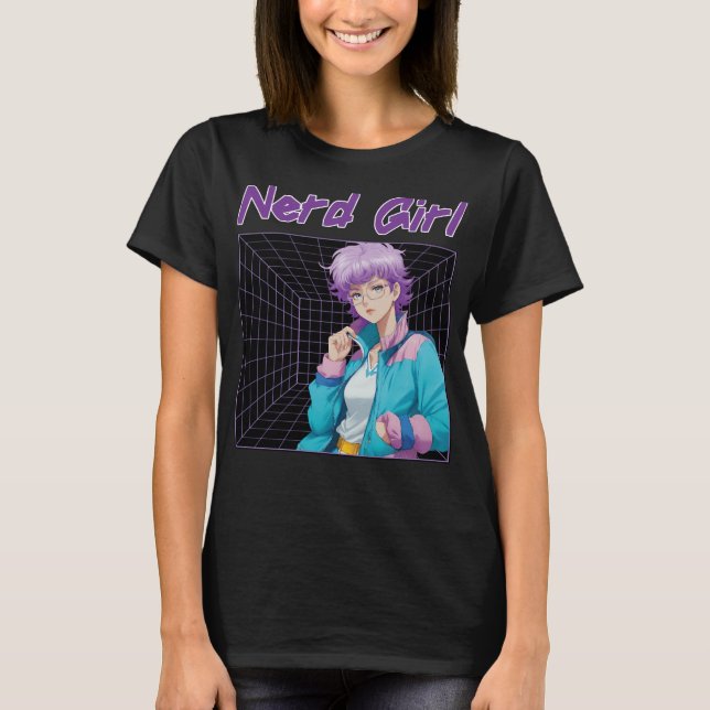 Camiseta Nerd Girl  (Anverso)