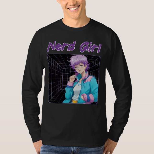 Camiseta Nerd Girl  (Anverso)