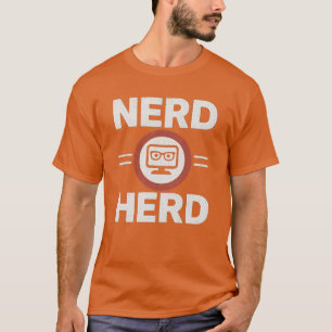 Camiseta Nerd herd friend vintage