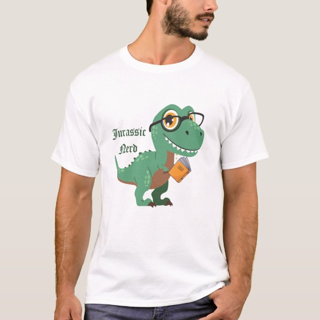 Camiseta nerd jurásico (Anverso)