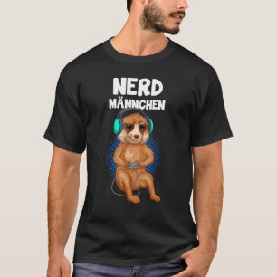 Camiseta Nerd Man Gaming Meerkat Gamer