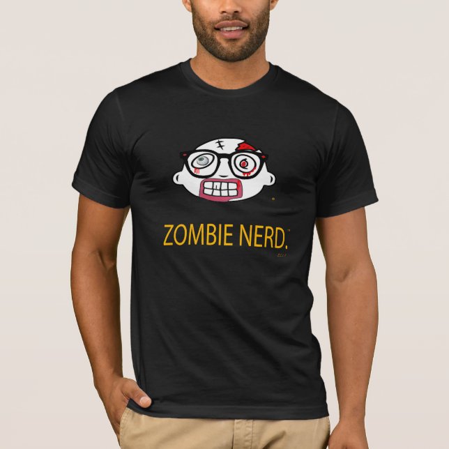 Camiseta Nerd. original del zombi (Anverso)