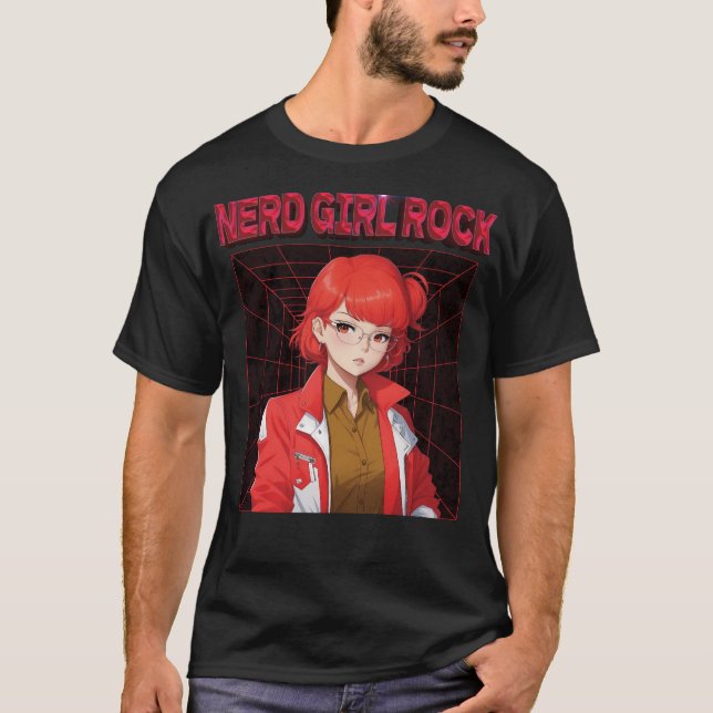 Camiseta Nerd Rock Girl (Anverso)