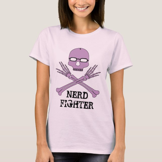 Camiseta nerdfighterpurple, NERDFIGHTER (Anverso)