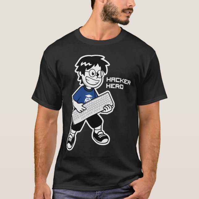 Camiseta Nerdson Hacker Nerd - Produto oficial Hacktoon (Anverso)