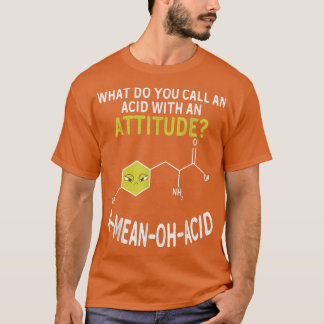 Camiseta Nerdy Amino Acid Humor Ciencia & Química Pun