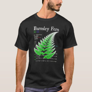 Camiseta Nerdy Barnsley Fern Fractal Nature Chaos Mamáes te