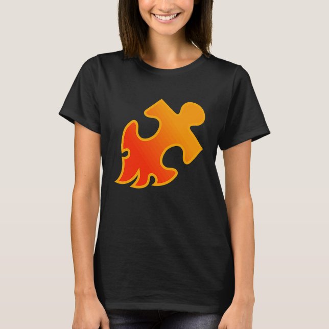 Camiseta Nerdy Chess com Puzzle Rush Jugador de Ajedrez en  (Anverso)