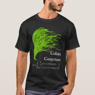 Camiseta Nerdy Collatz Conjecture 3N 1 Green Seaweth T