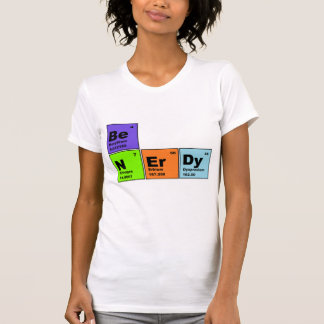Camiseta Nerdy de la tabla periódica